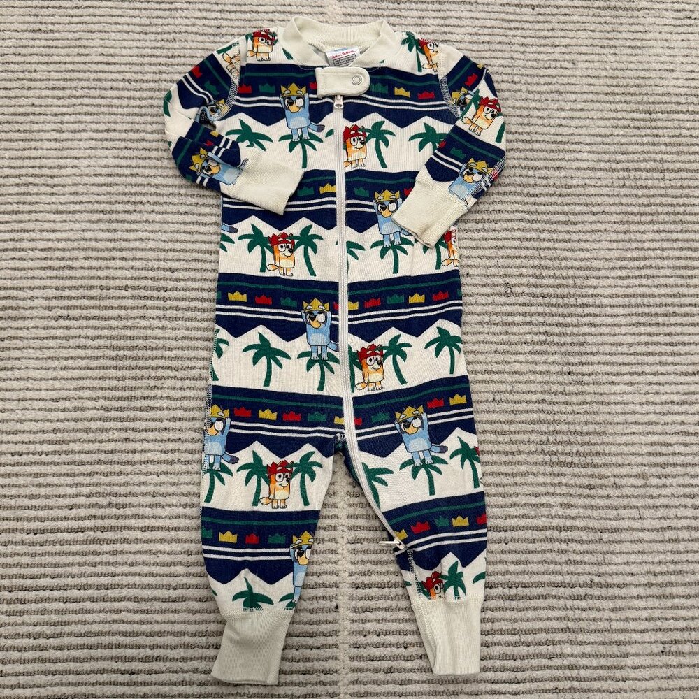 Hanna Andersson 6-12 MO Bluey Sleeper